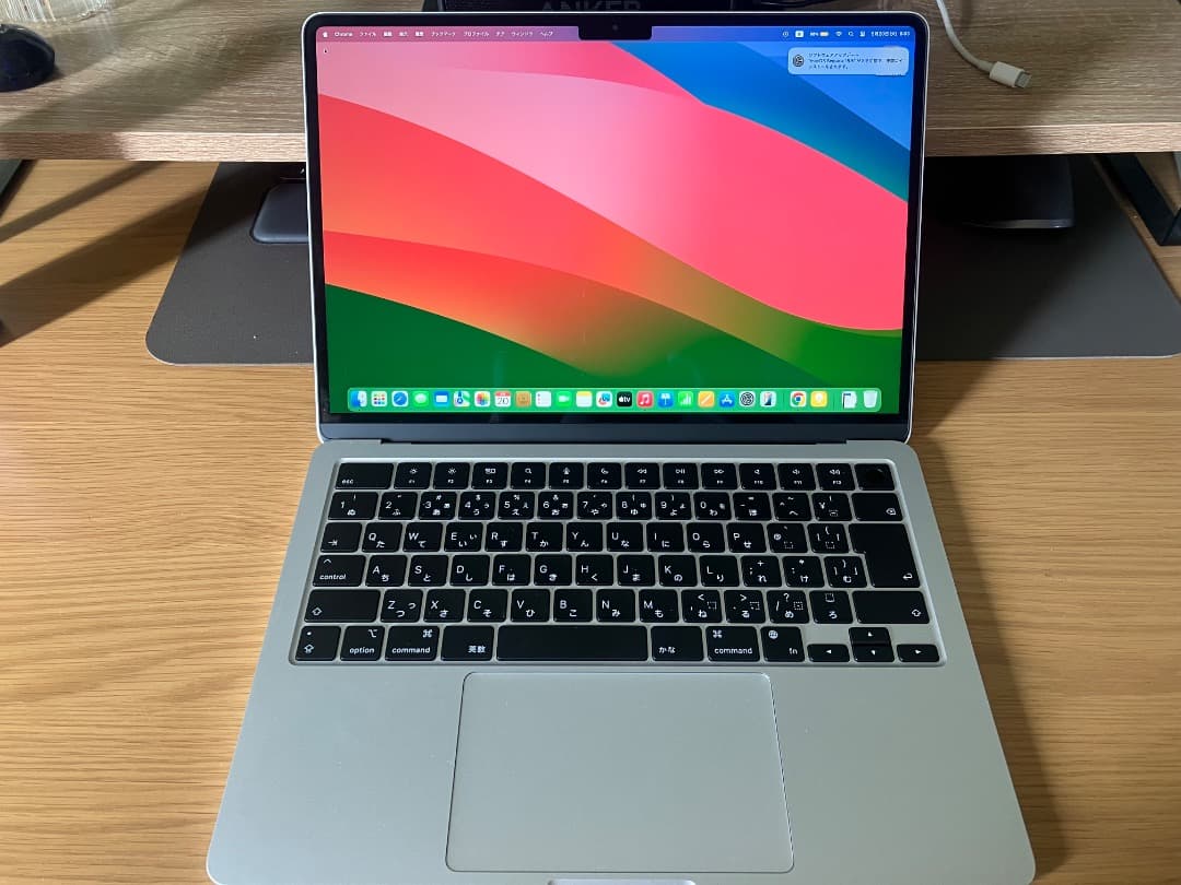 【新品同様】MacBook Air M2 8GB 256GB