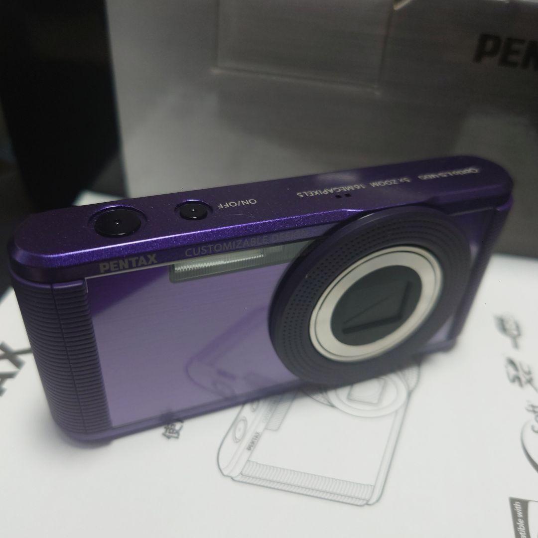 PENTAX Optio LS465 パープル 16MP 5倍ズーム 新品未使用