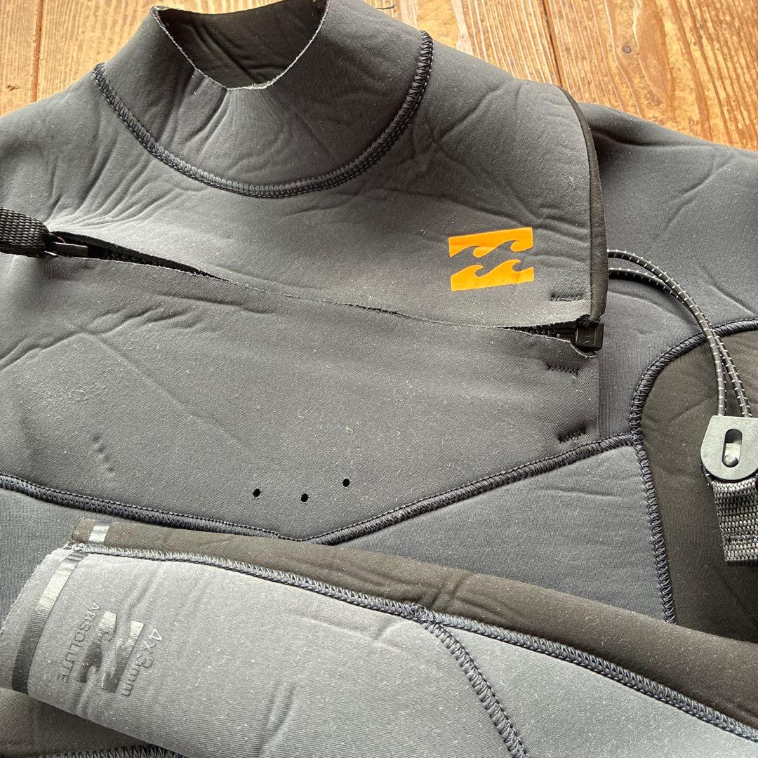 中高生ビラボンウェットフルスーツセミドライ4x3mmユース16美品165値下げ