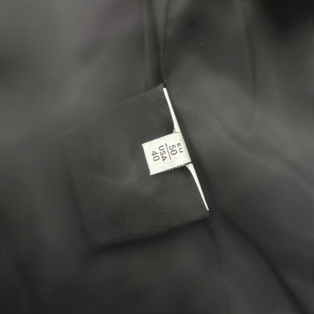 ARMANI COLLEZIONI ノーカラージャケット ブラック