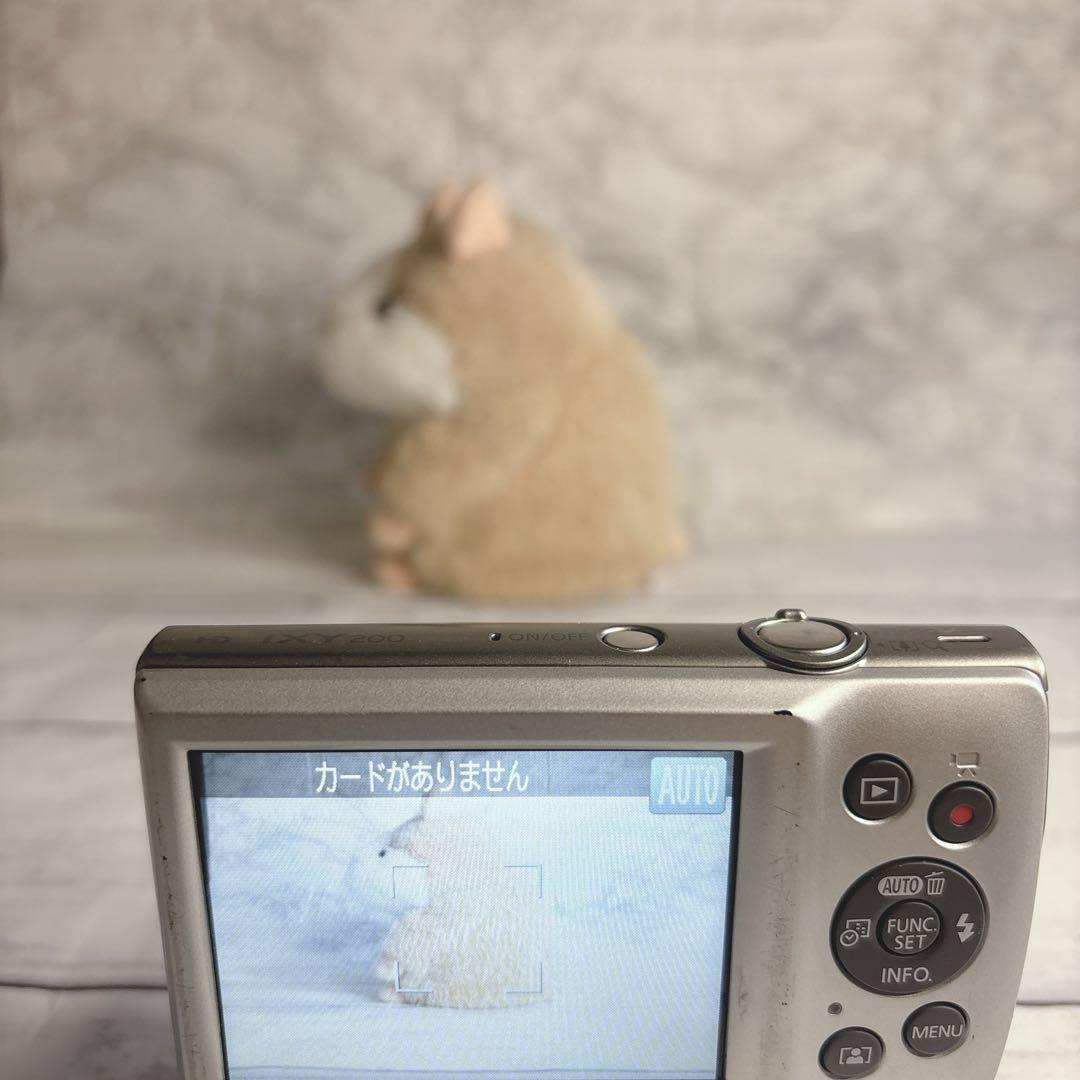 実写美⭕️【動作確認済】Canon IXY 200 デジカメ