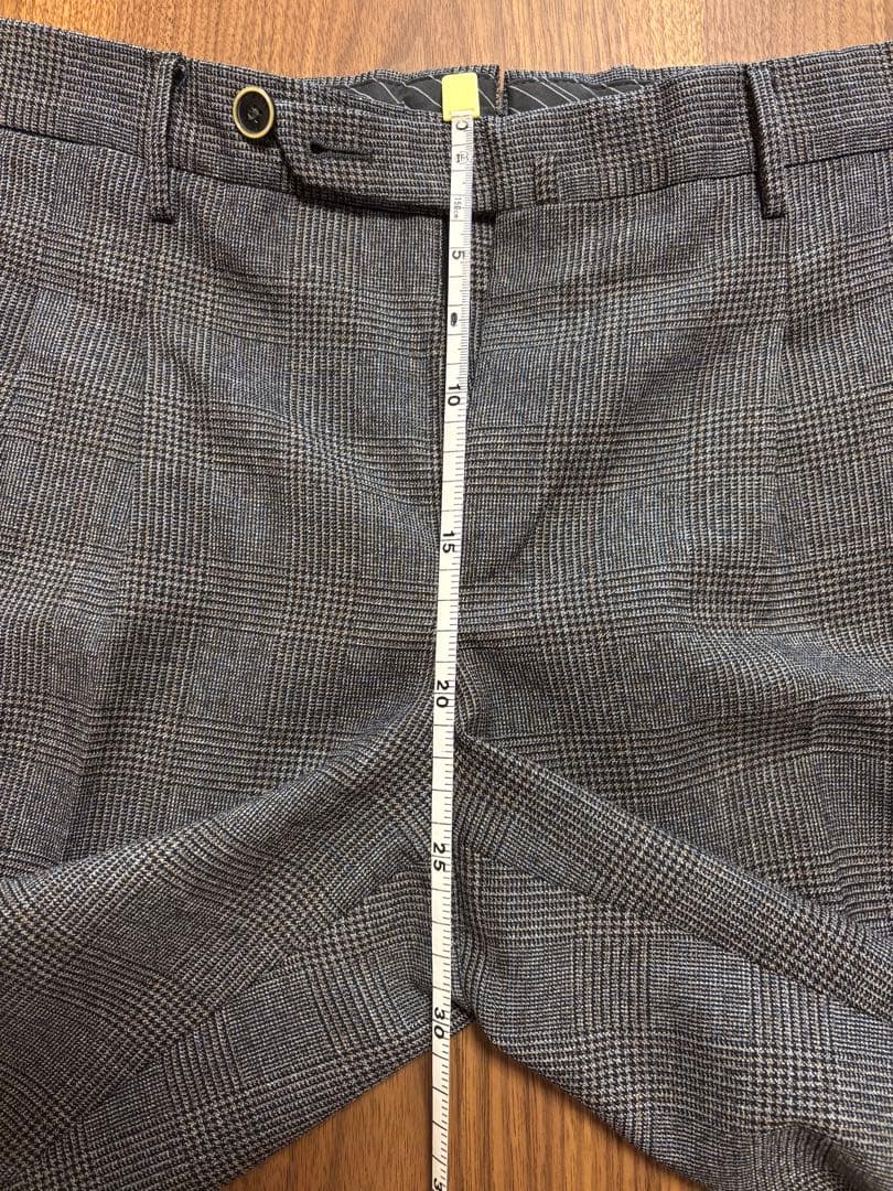 【値下げ】 【美品】 PT01 グレンチェック柄 スラックス