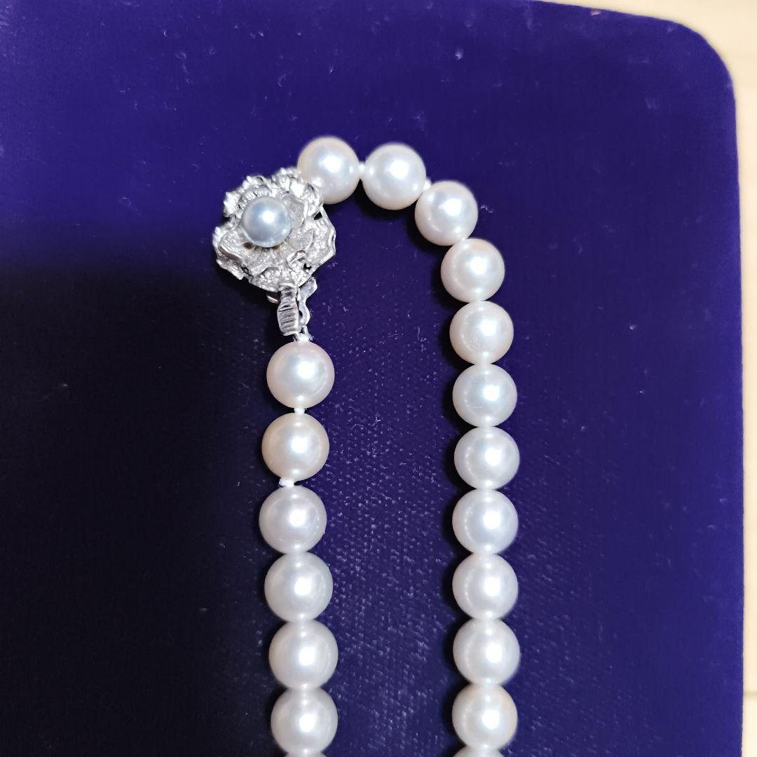 ホワイト ブラック パール ネックレス