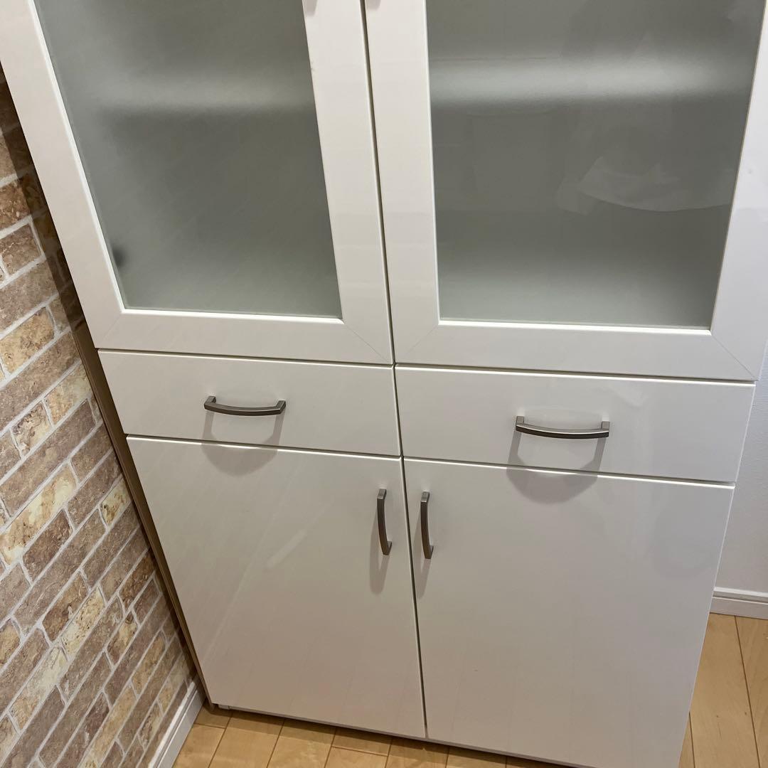 ニトリ　食器棚　幅80