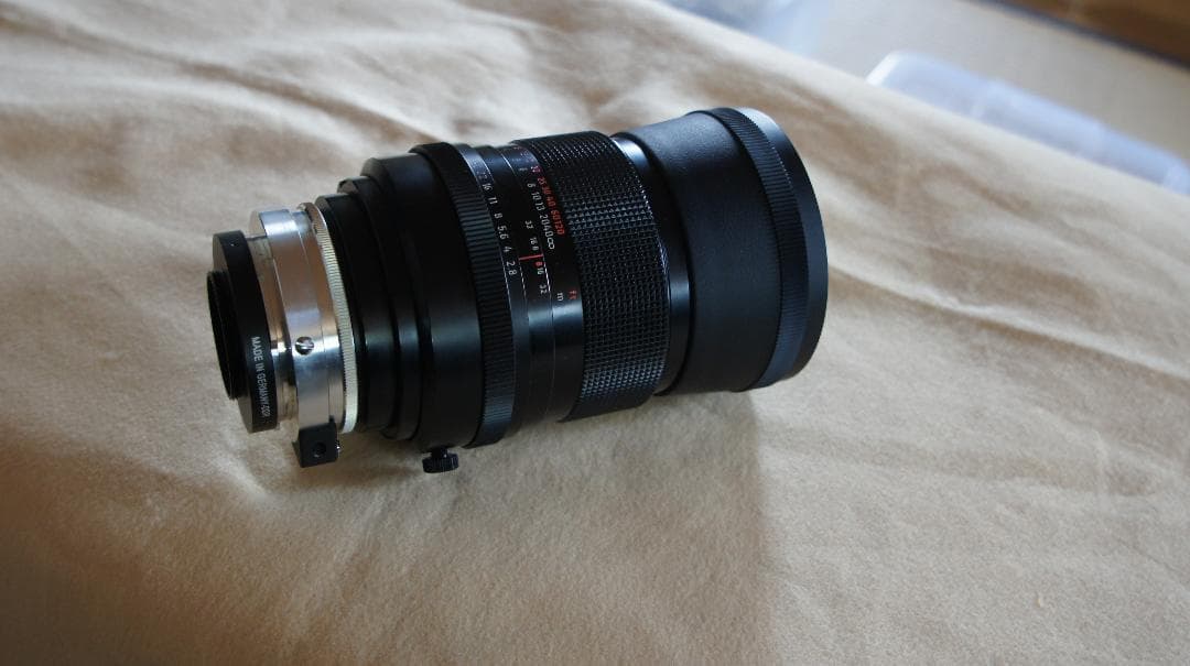 カールツアイスイエナ１８０ＭＭＦ２．８ペンタコンスピゴットマウント