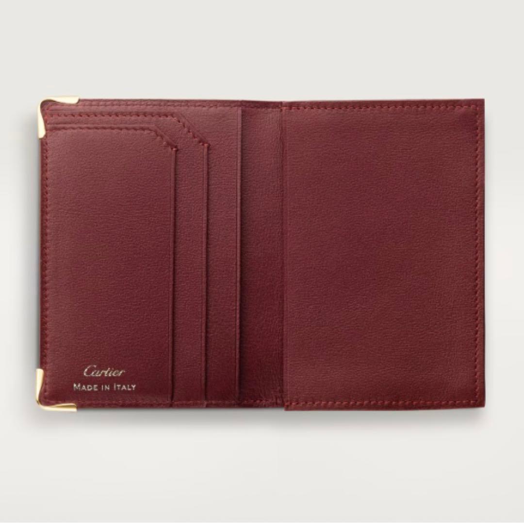 カルティエマスト名刺入れ　ボルドー