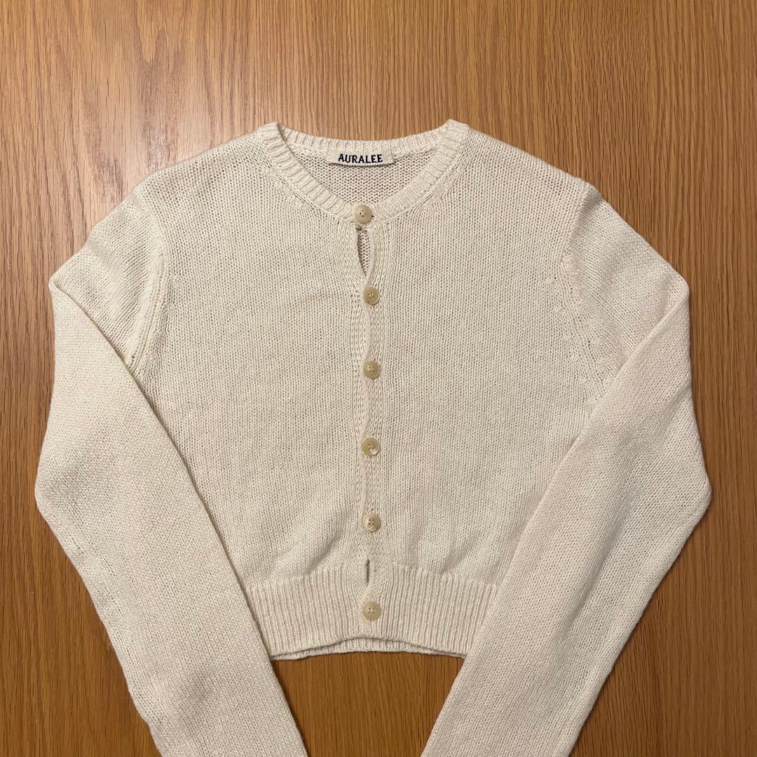 \" AURALEE オーラリー \" サマー カシミヤ カーディガン