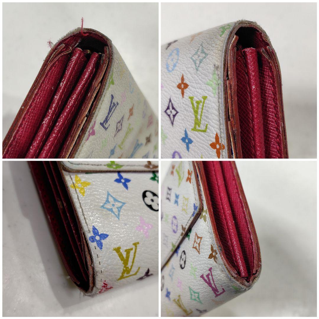 正規店購入　LOUIS VUITTON　マルチカラー　ホワイト　長財布