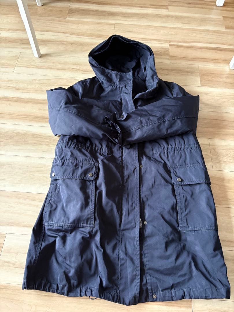美品★iCB モッズコート ネイビー ダウンライナー付き 大きいサイズ　44