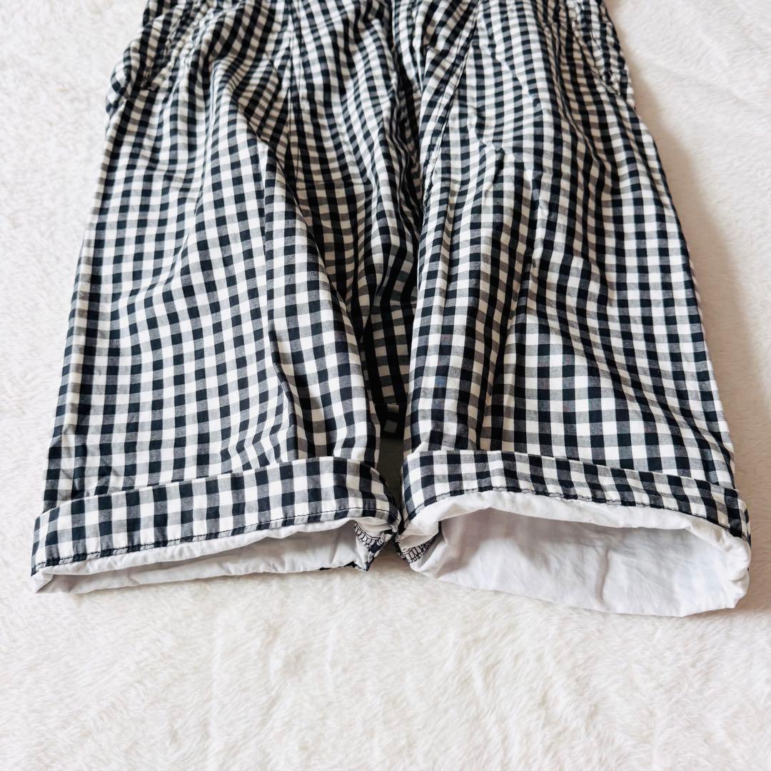 【AD2008】 ブラックコムデギャルソン サルエルパンツ ギンガムチェック S