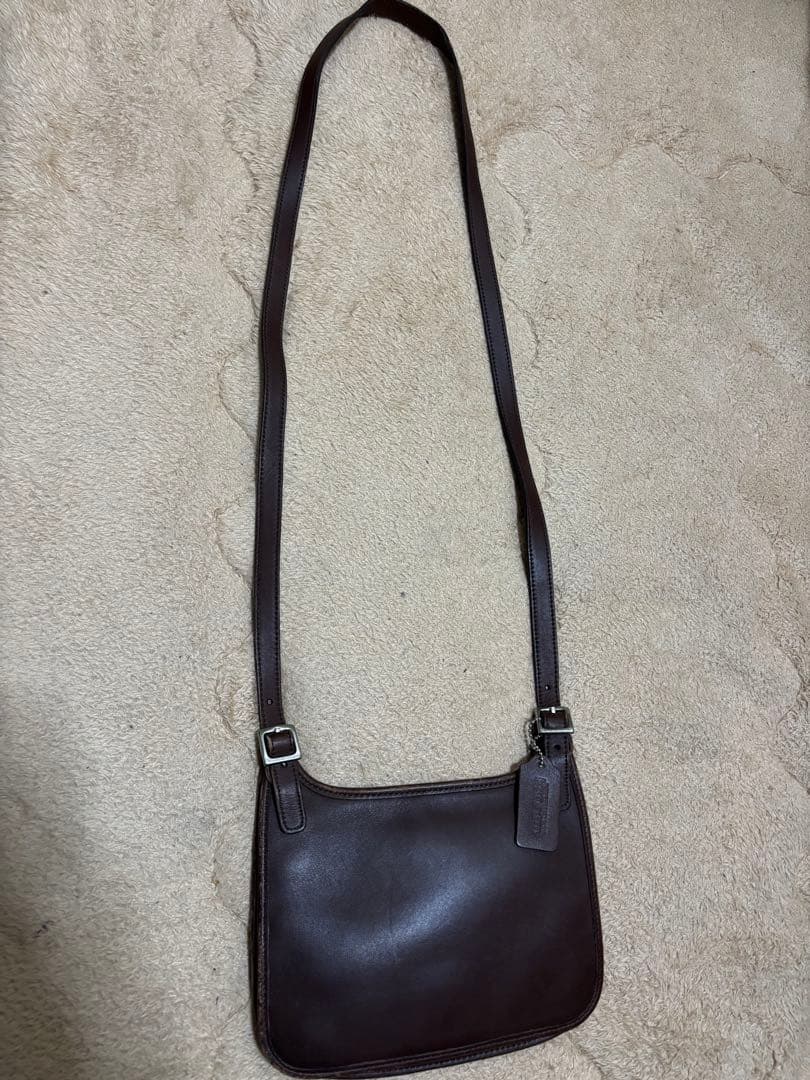 OLD COACH レザーショルダーバッグ オールドコーチ レザーポシェット