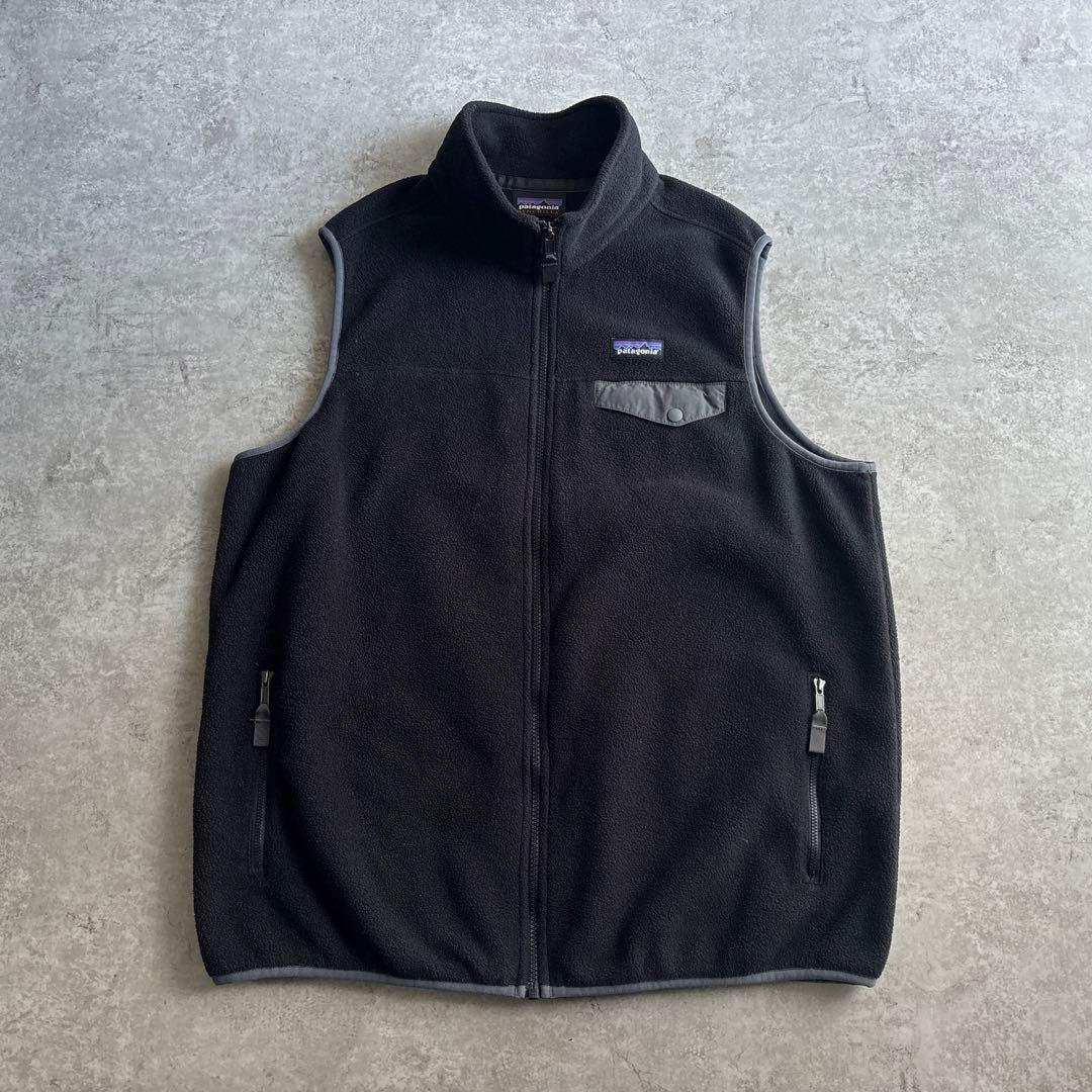 patagonia パタゴニア【XL】シンチラ スナップT ベスト ブラック 黒