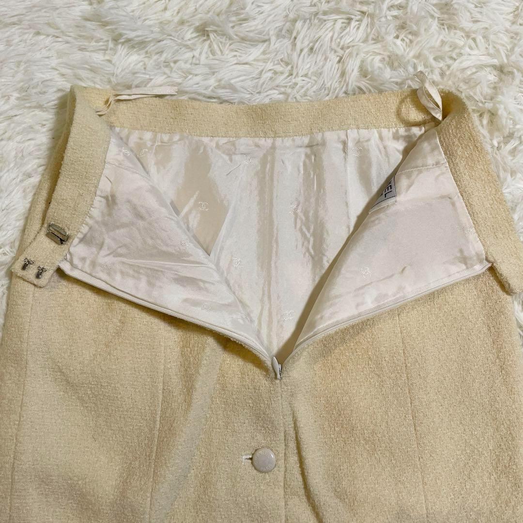人気商品✨シャネル CHANEL 【40】スーツ 裾チェーン フランス製