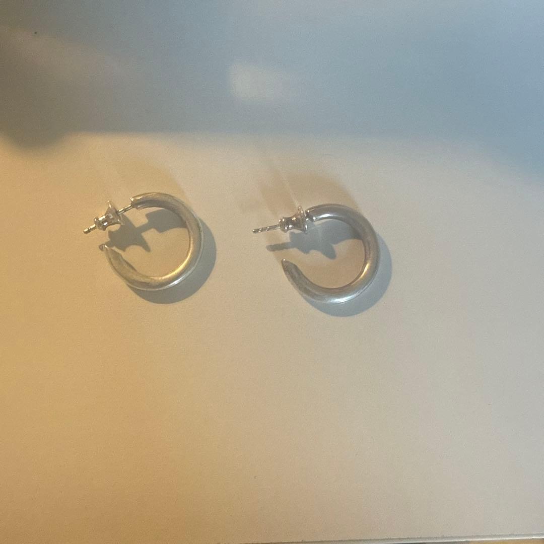 シルバーフープピアス　SINSS 両耳