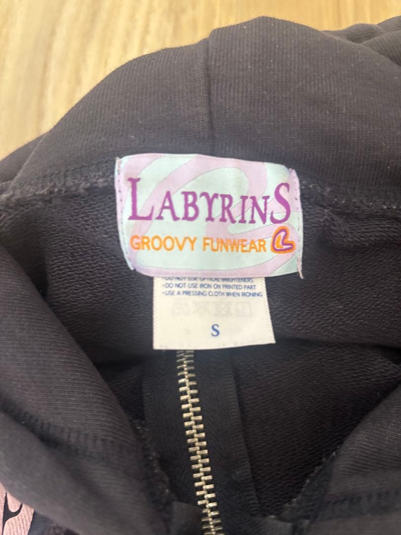 トップス Labyrins Two Dolphins Zip Hoodie Navy