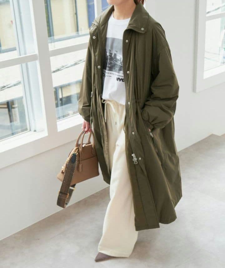 スピックアンドスパン 撥水 モッズコート 美品 36