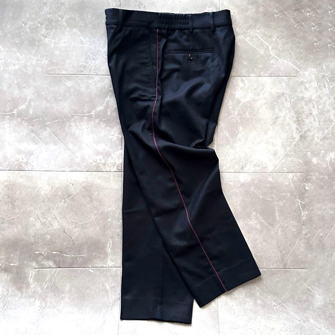 GUCCI 現行タグ サイドライン ウールスラックス サイズM イージーパンツ