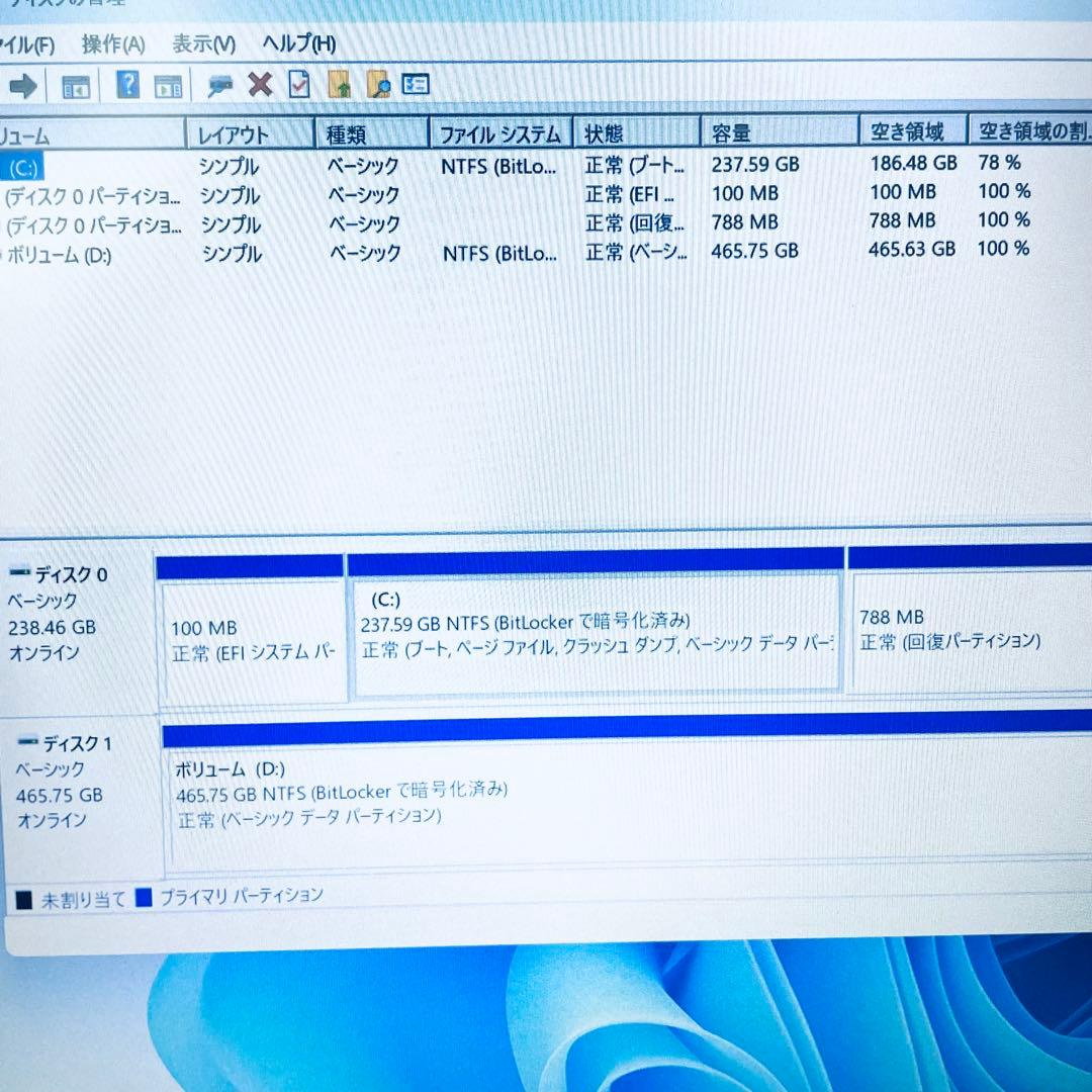 大容量 hpノートPC 第10世代core i5 office DVD フルHD