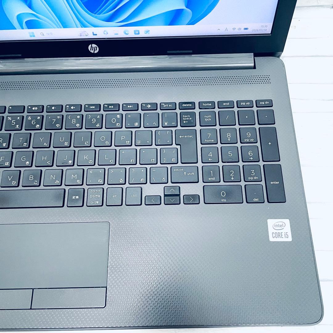 大容量 hpノートPC 第10世代core i5 office DVD フルHD