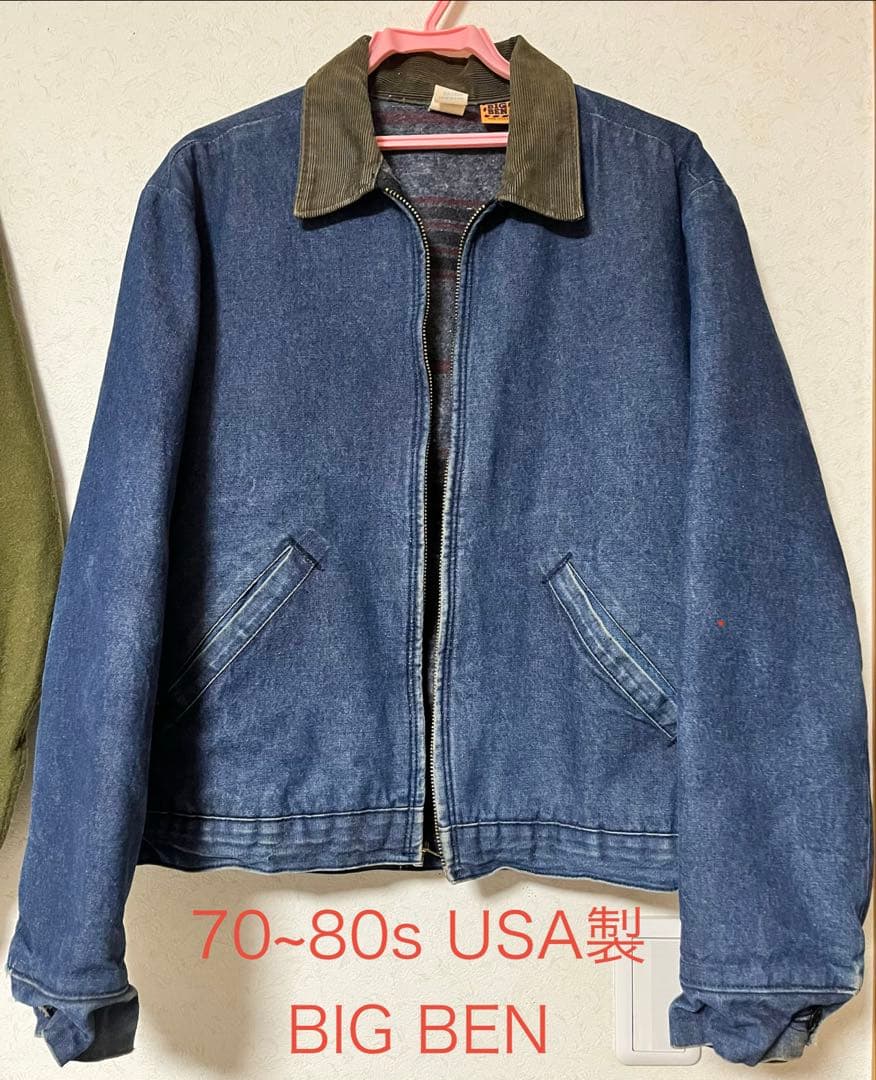 70~80s USA製 BIG BEN デニムジャケット 濃紺