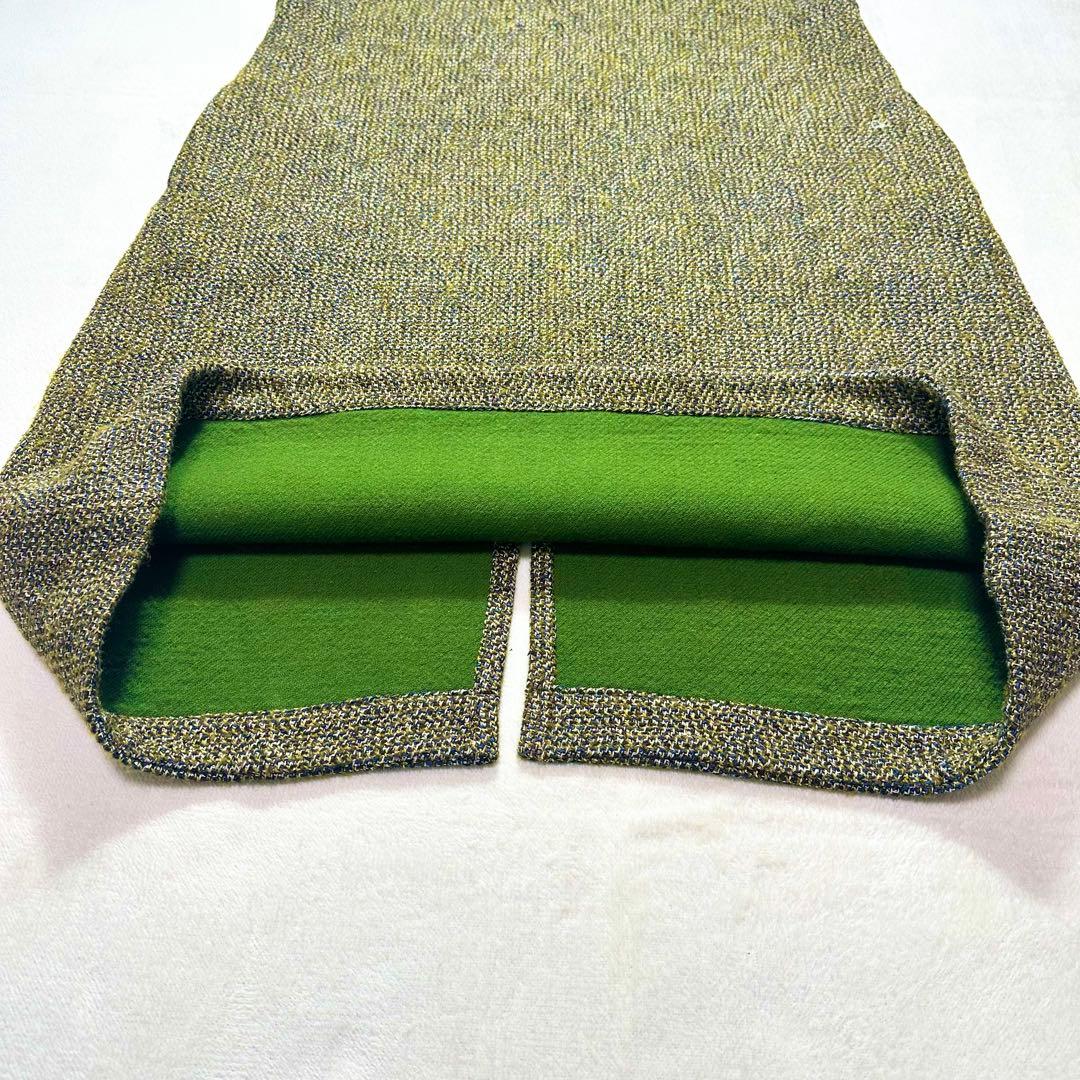 45R アーミッシュツイードワンピース ノースリーブ チュニック 大きいサイズ