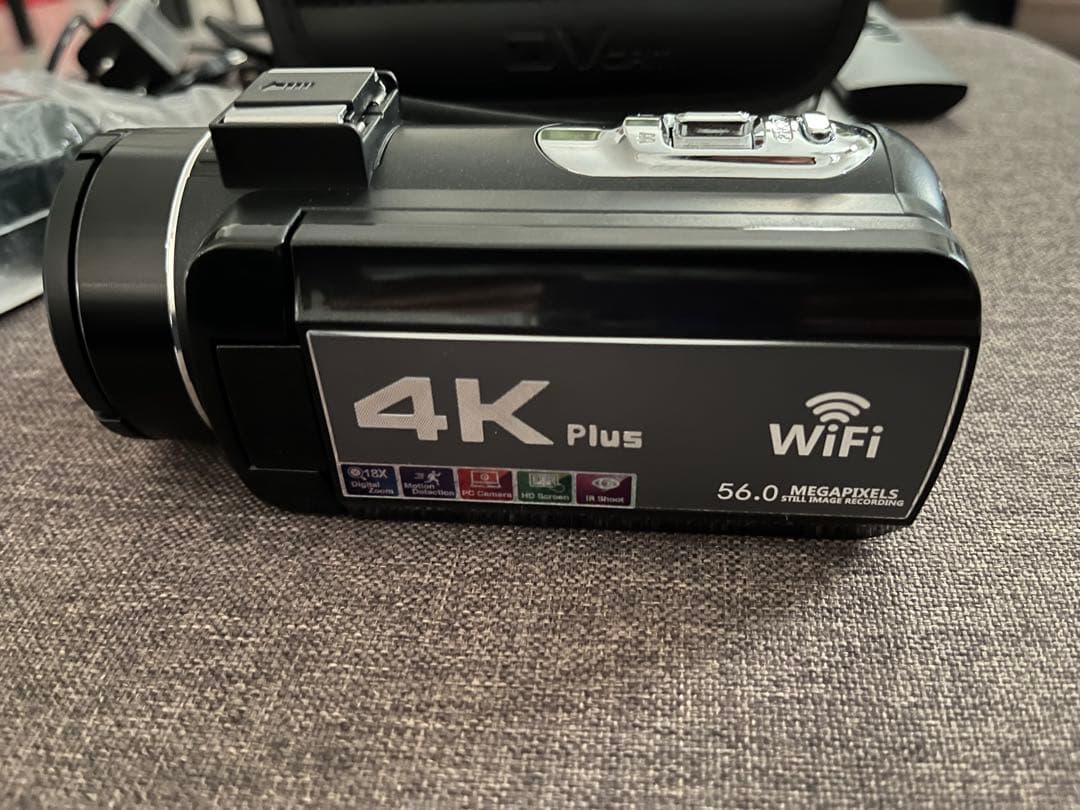 ビデオカメラ 4k plus Wi-Fi機能付き