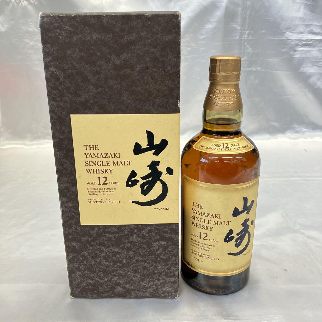 山崎12年 シングルモルト ウイスキー 箱付き 未開封 700ml