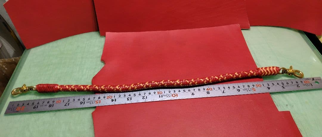 ★Stoutlover様★16本編みウォレットロープ☆栃木＆ハーマンオークレザー