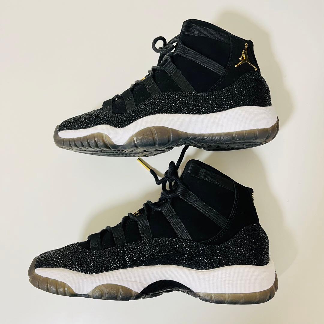 【美品】NIKE★AIR JORDAN11 RETRO PREM★22.5 黒