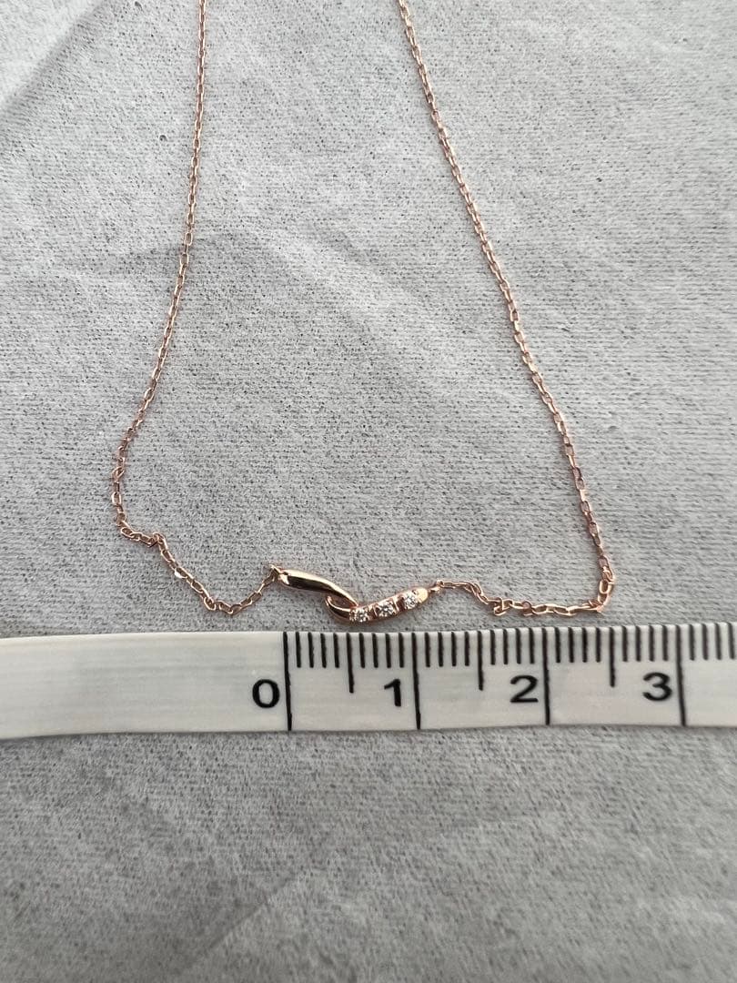 ヴァンドーム青山　k10 ゴールド　ダイヤモンド　ネックレス