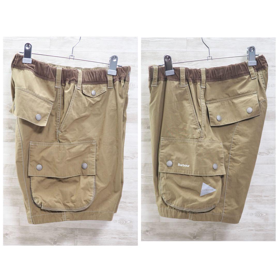 and wander × BARBOUR｜SOLWAYショーツ (ベージュ・3)