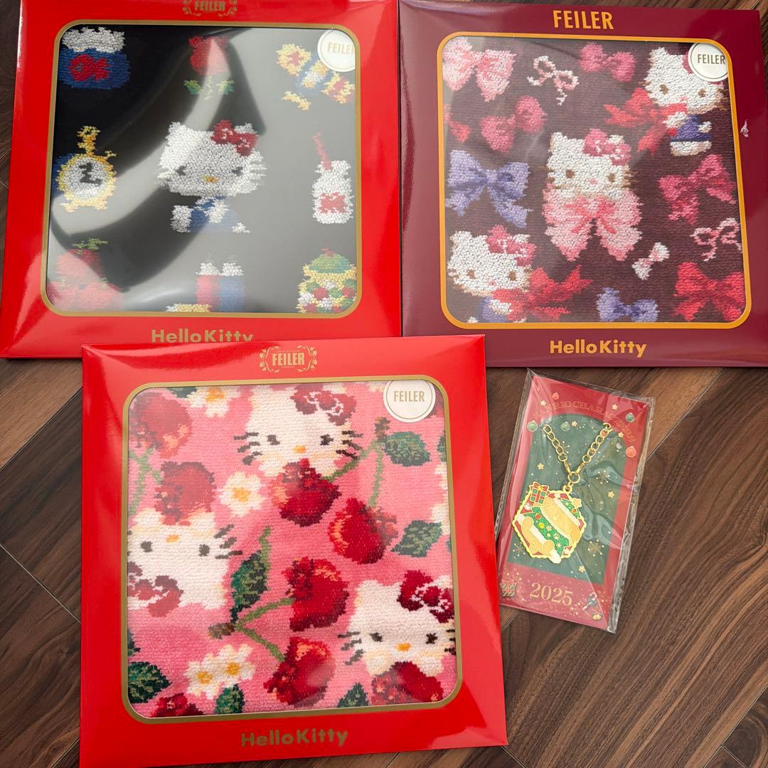 フェイラー サンリオ　ハローキティ　ハンカチ