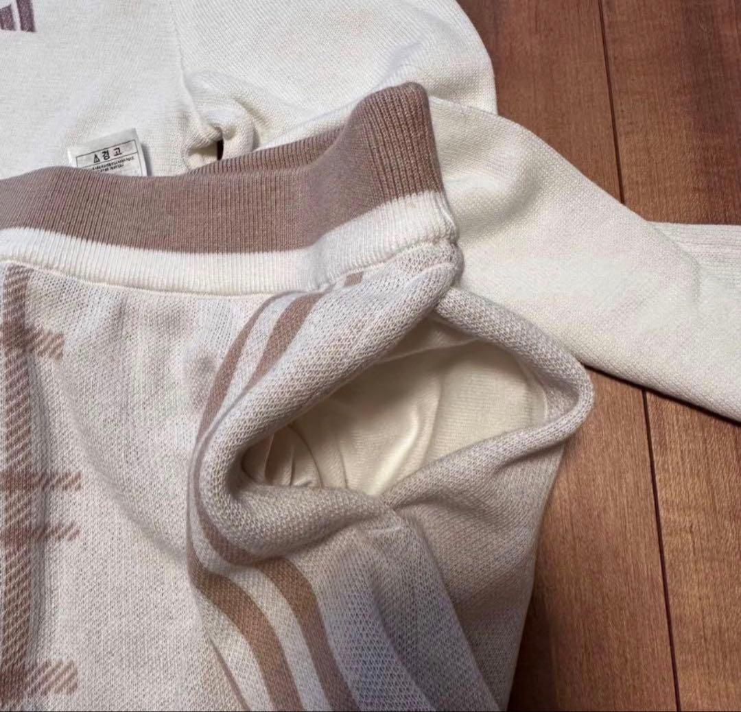 長袖セーター　ニットスカート　サイズL セットアップ　ゴルフウェア　秋冬　ウール