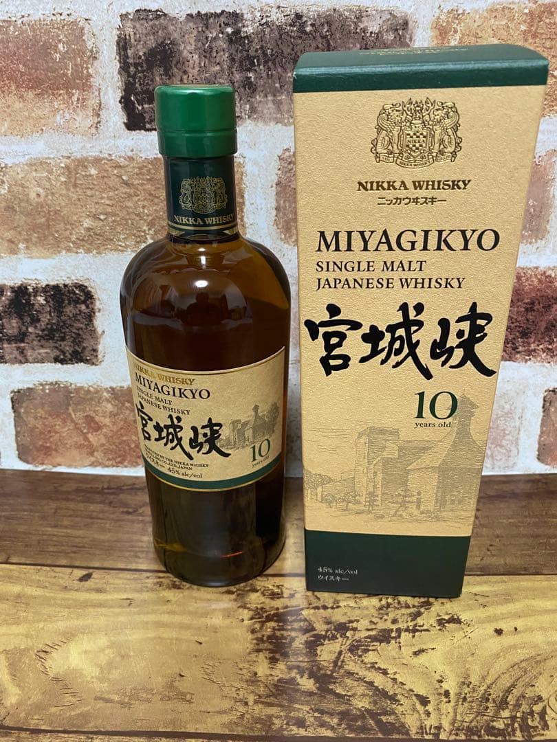 ニッカ ウイスキー シングルモルト 宮城峡10年 700ml 45% × 1