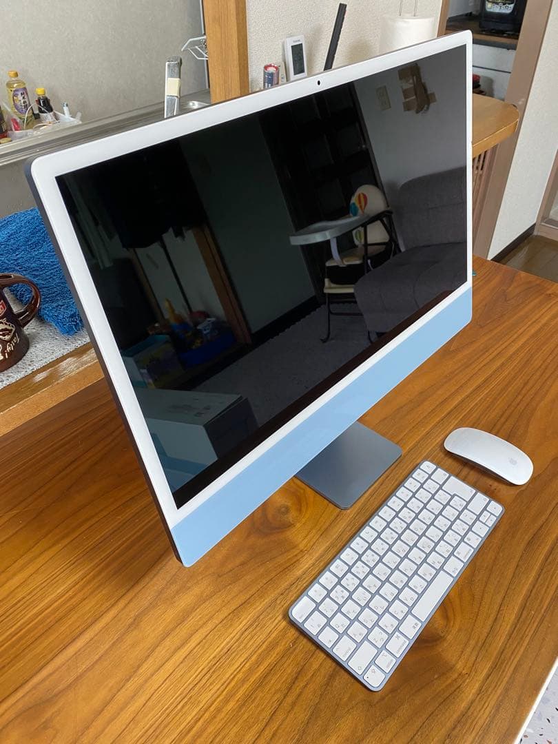 iMac24インチ 256GB M1チップ 2021年ブルー
