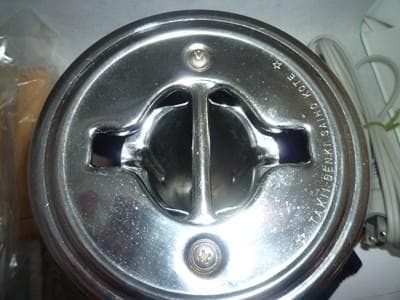 タキイ　和裁電化鏝　ランプ付　和裁コテ　タキイ製　鏝２本付未使用品