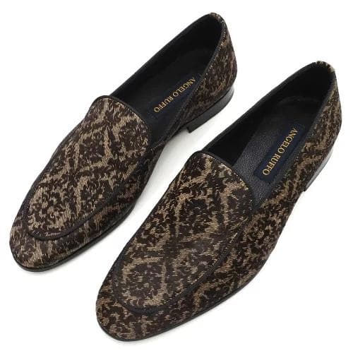 G04164 新品 ANGELO RUFFO ハラコレザー スリッポン：40