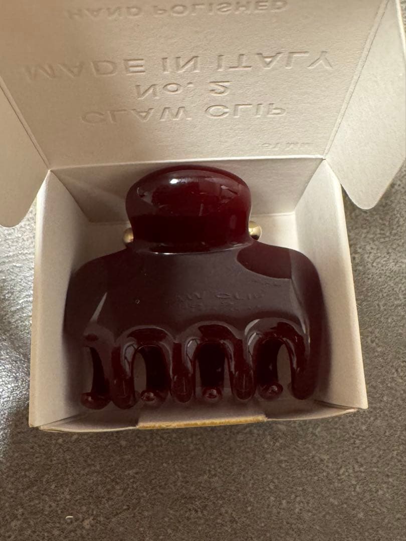 ヘアアクセサリー undo hairware NO. 2 CLAW CLIP BORDEAUX