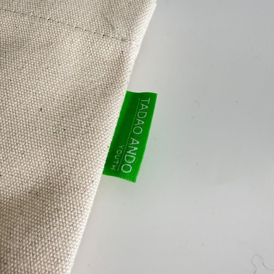 安藤忠雄直筆サイン入り TADAO ANDO YOUTH トートバッグ 新品