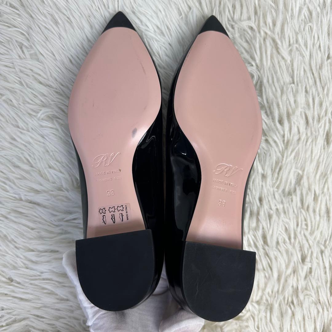 新品 Roger Vivier ロジェヴィヴィエ フラットシューズ パテント