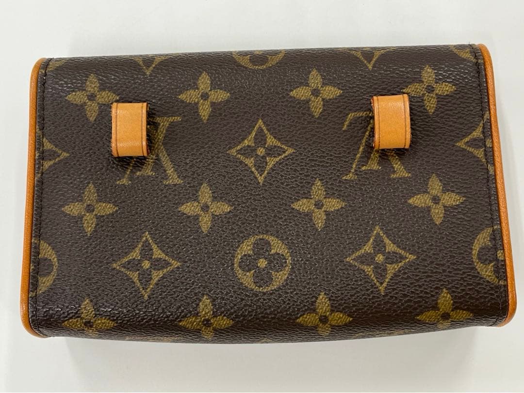 ルイヴィトン　ポシェットフロランティーヌ　ウエストバッグ　モノグラム　ブラウン