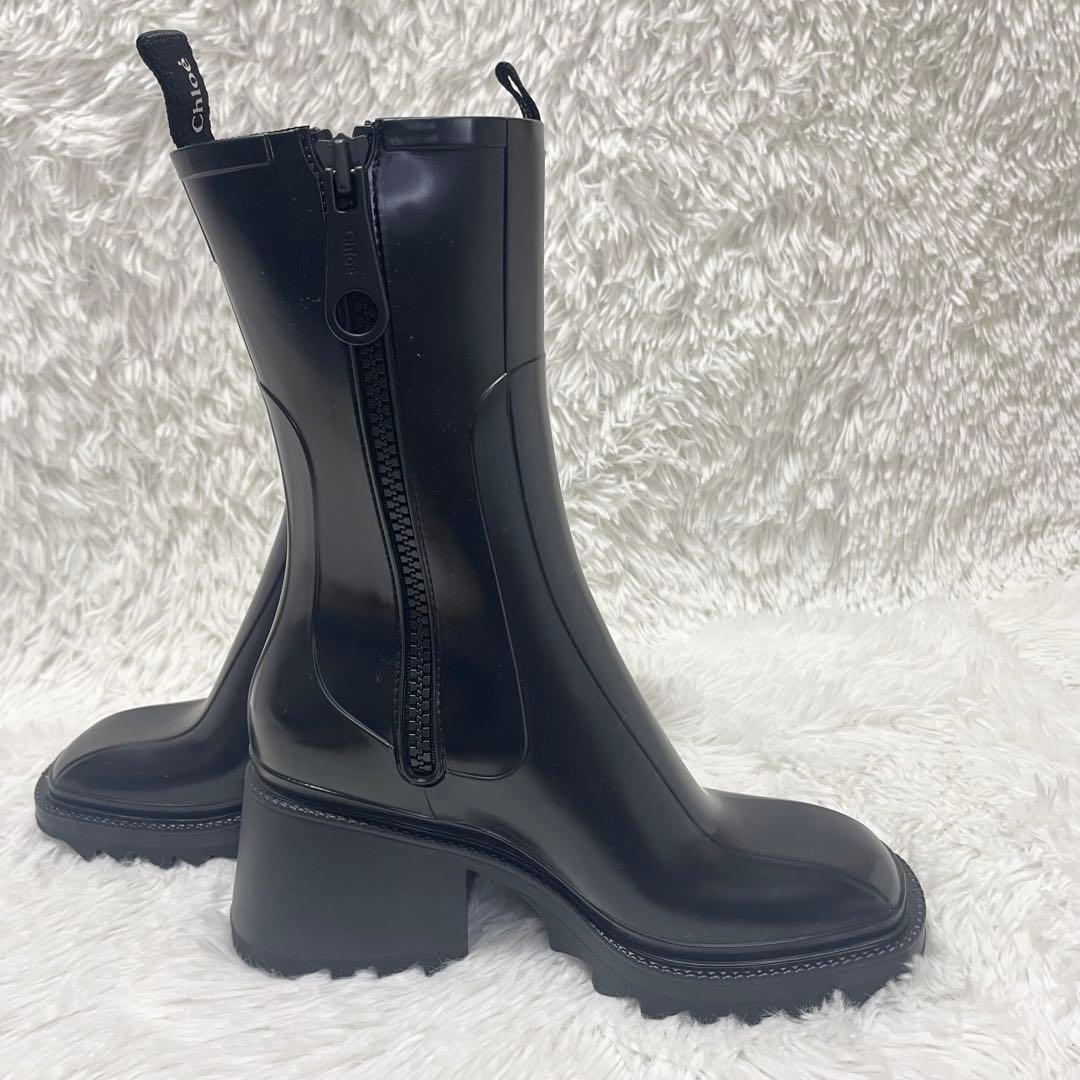 ✨未使用✨Chloé ベティレインブーツ ジッパー ブラック