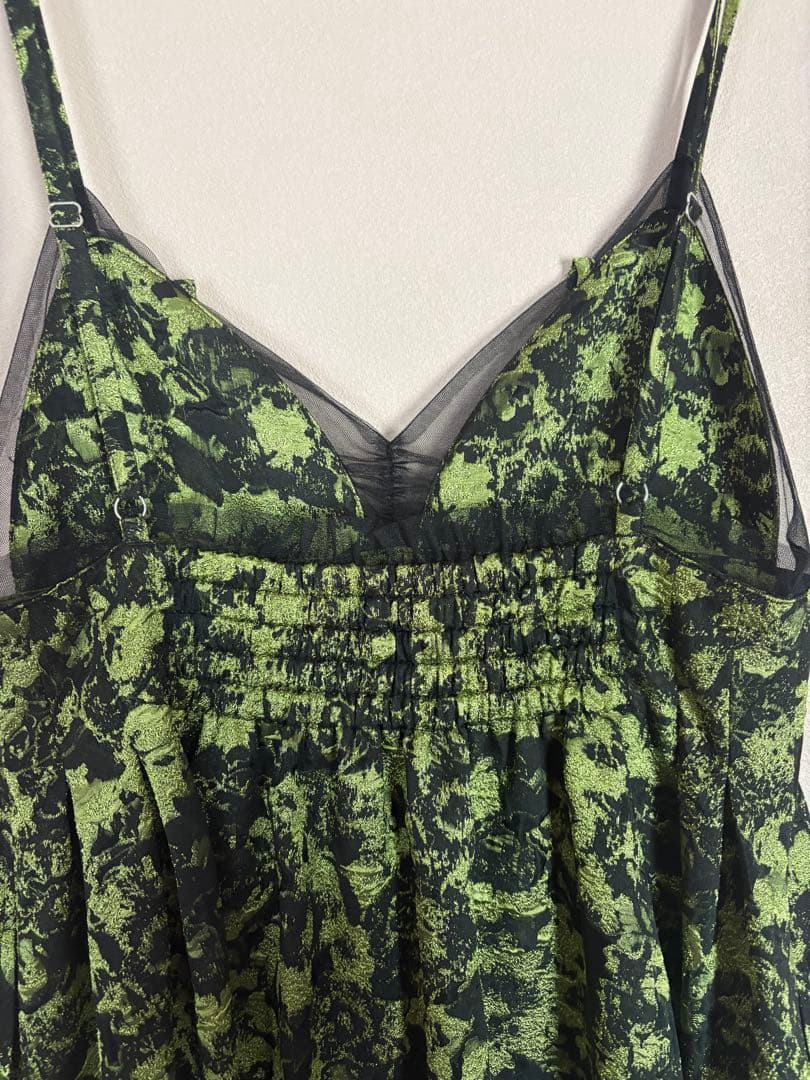 週末まで値下げMAISON SPECIAL ジャガードボリュームキャミワンピース