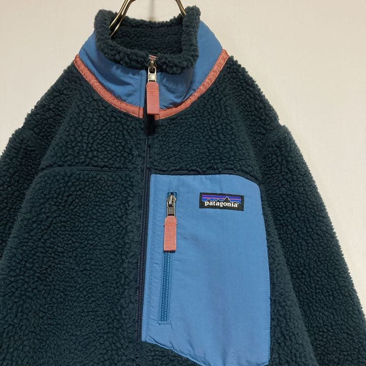 レア 2019年 パタゴニア レトロX ボアフリース ネイビー