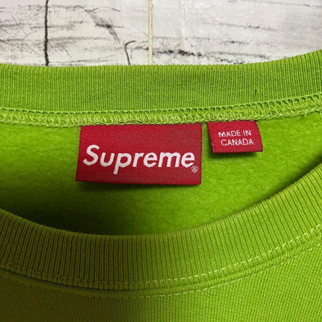 2040【即完売品】シュプリーム♤刺繍ビッグロゴ　スウェット　人気カラー入手困難