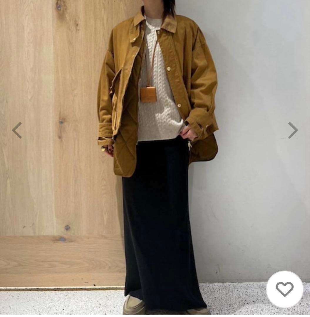 【週末限定お値下げ】Curensology 「＆RC」コットンワークブルゾン