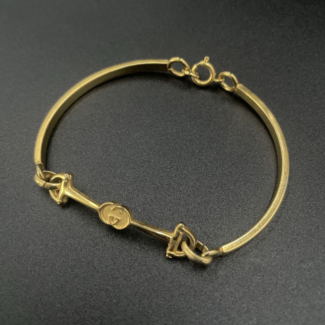 入手困難　トムフォード期　グッチ　ホースビット　ブレスレット　バングル　ゴールド