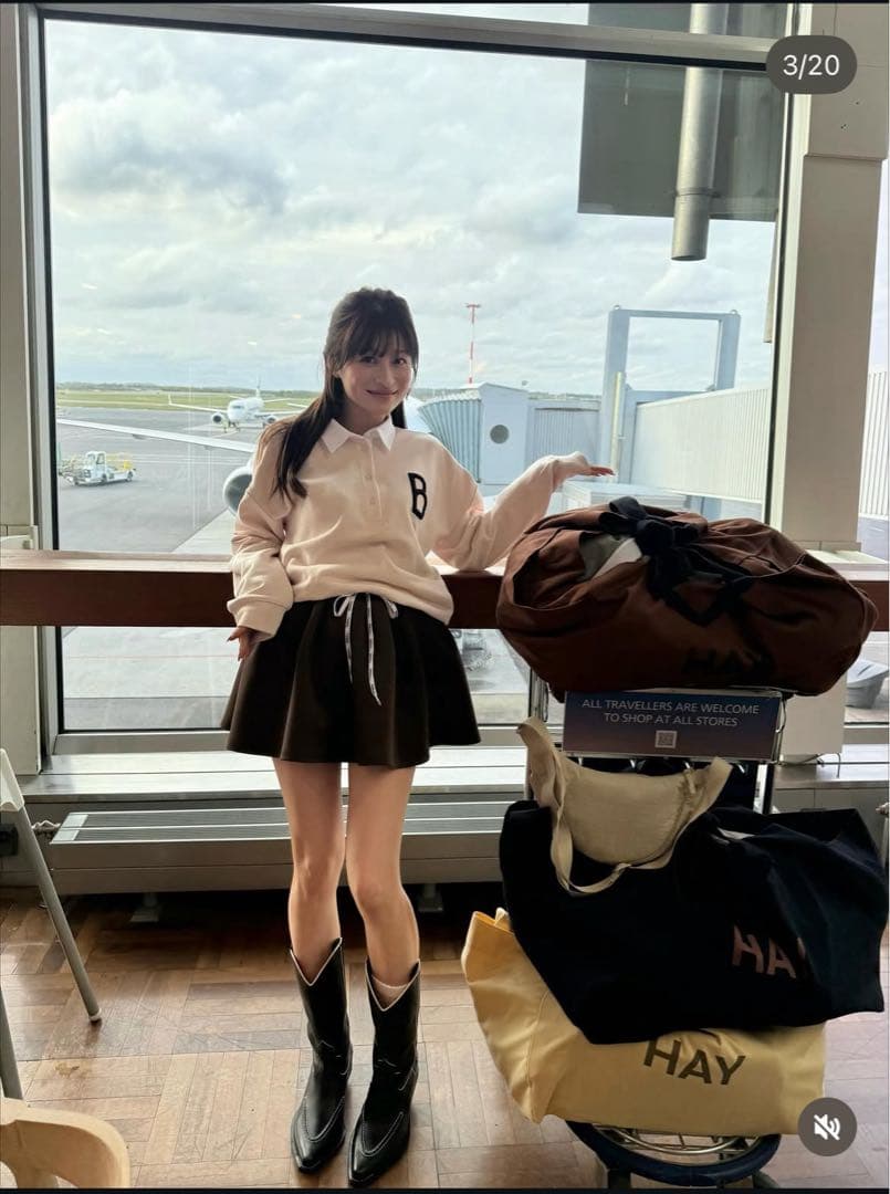 正規品【Bibiy.】NELLY MINI SKIRT ブラウン