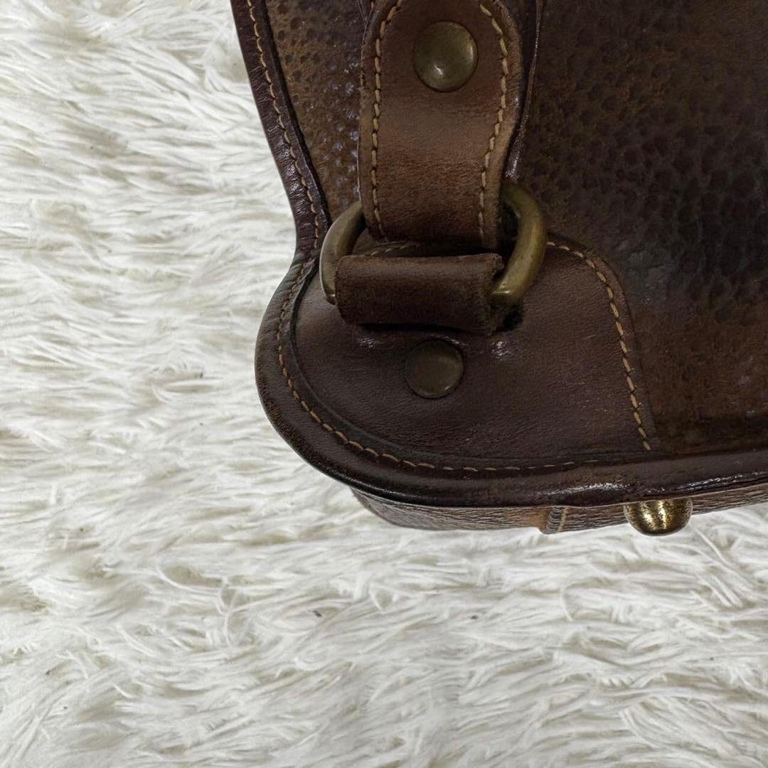 美品✨Ghurka グルカ　バックパック　レザー　ブラウン　リュック　ビジネス