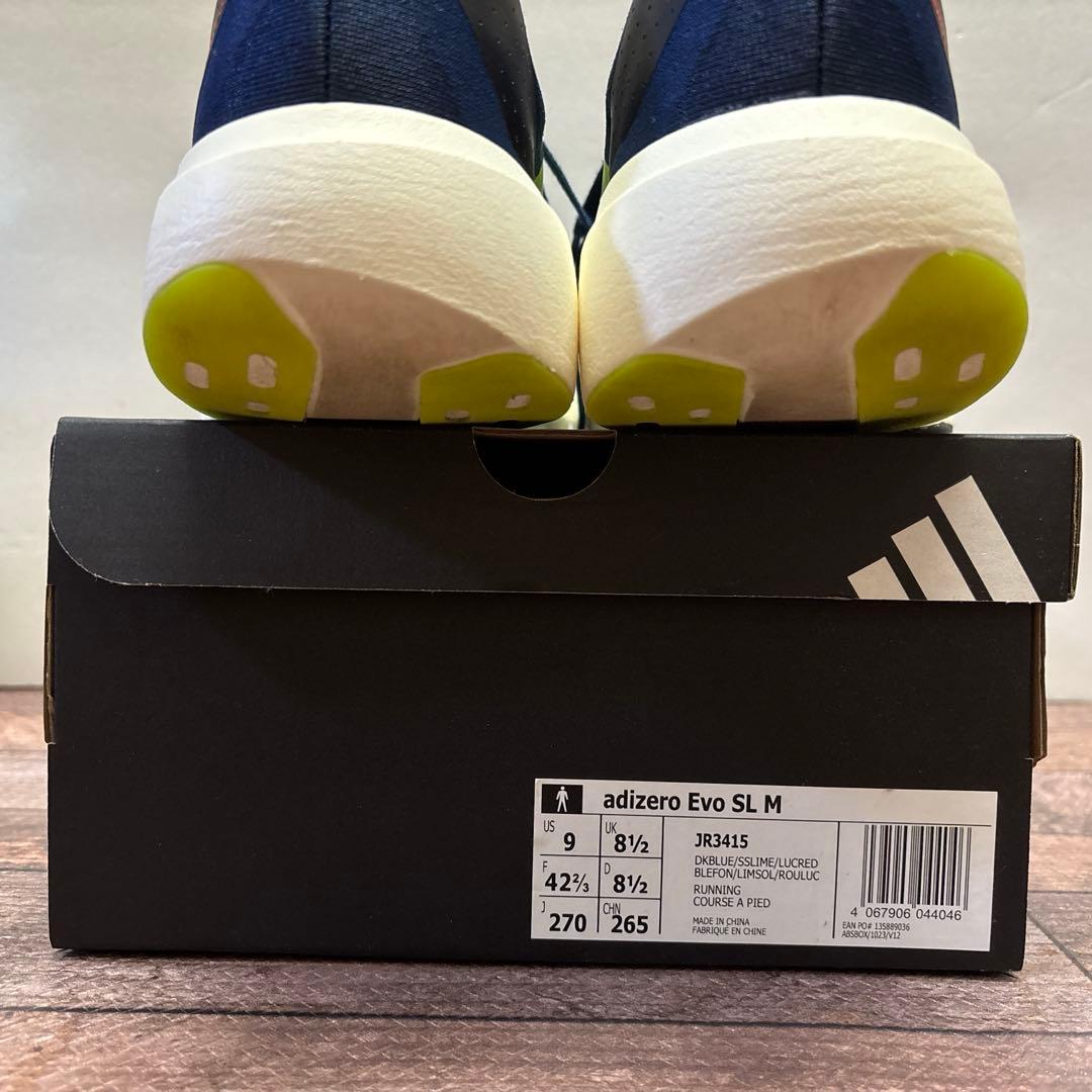 アディゼロ エヴォ SL / ADIZERO EVO SL 27.0cm 青色